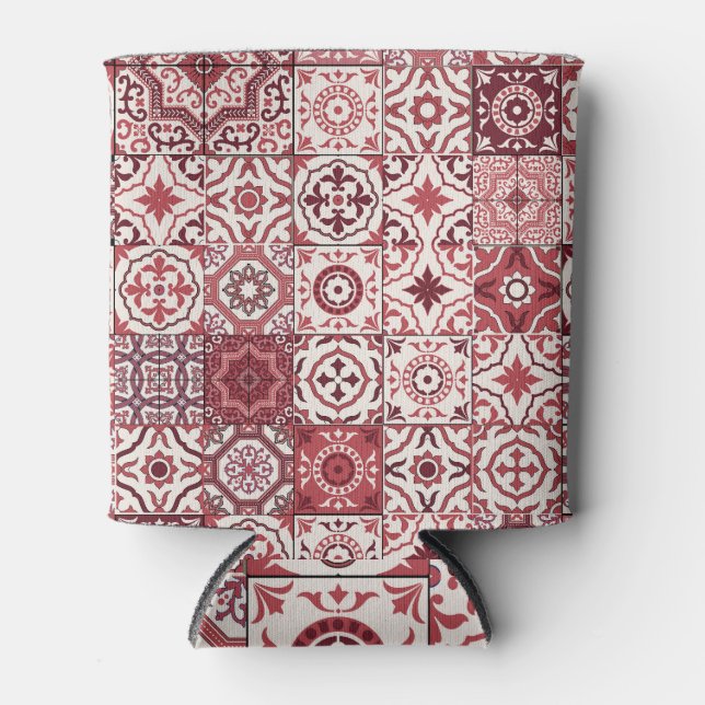 Rafraîchisseur Pour Canette Mega Magnifique Motif marocain Patchwork (Devant)