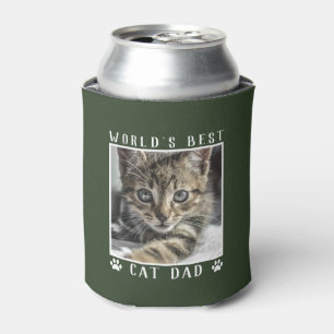 Rafraîchisseur Pour Canette Meilleur chat papa Empreintes de pattes du monde P