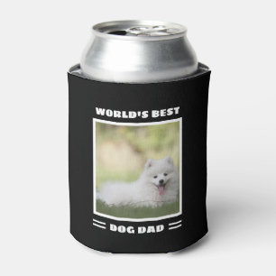 Rafraîchisseur Pour Canette Meilleur Chien Papa Photo personnalisée Can