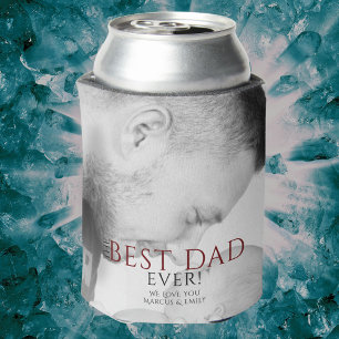 Rafraîchisseur Pour Canette Meilleur papa toujours Typographie Photo de la Fêt