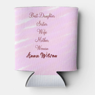 Rafraîchisseur Pour Canette Meilleure femme mère épouse fille ajouter nom text