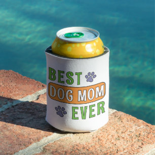 Rafraîchisseur Pour Canette Meilleure maman de chien ever   