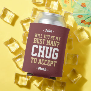 Rafraîchisseur Pour Canette Meilleure proposition d'homme Chug pour accepter l