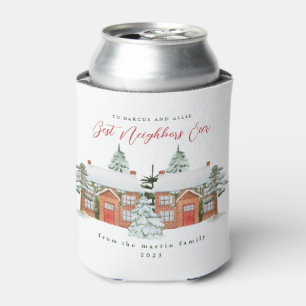 Rafraîchisseur Pour Canette Meilleurs Voisins Jamais Illustré Maisons Noël