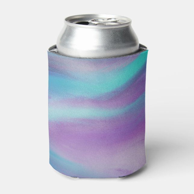 Rafraîchisseur Pour Canette Mélange Violet Électrique Fluide Marble Wave (Can devant)