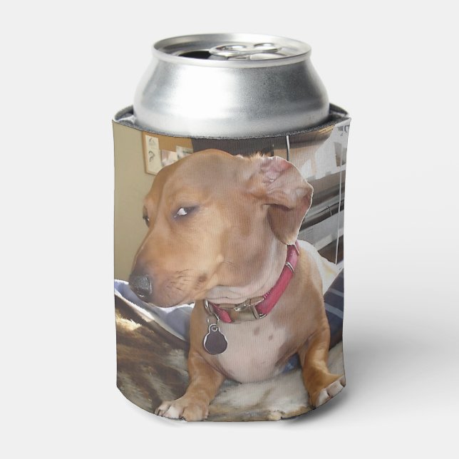 Rafraîchisseur Pour Canette Mème de chien oeil latéral double face noir (Can devant)