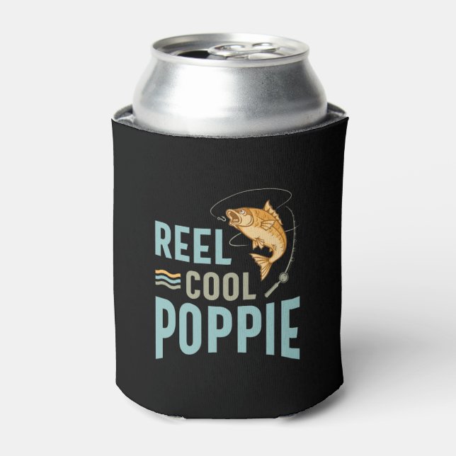 Rafraîchisseur Pour Canette Mens Père Cadeau Reel Cool Poppie (Can devant)
