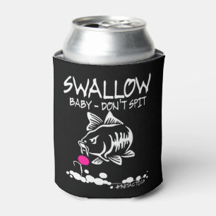 Rafraîchisseur Pour Canette Mens Swallow Baby Don't Spit Carp Fishing Pop-Up B