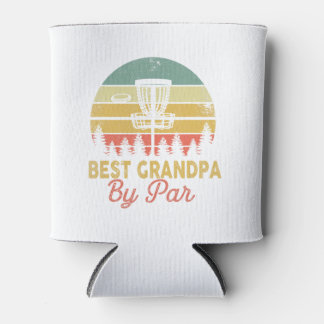 Rafraîchisseur Pour Canette Mens Vintage Best Grandpa By Par Disc Golf Dad Fat
