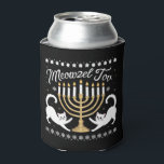 Rafraîchisseur Pour Canette Meowzel Tov Drôle de Chanukah Hanukkah Sweatshirt<br><div class="desc">Meowzel Tov Drôle de Chanukah Hanukkah Sweatshirt démodé</div>