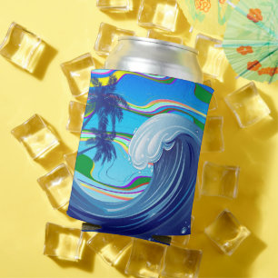 Rafraîchisseur Pour Canette Mer Océan Grande Vague Eau