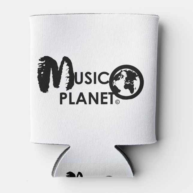 RAFRAÎCHISSEUR  POUR CANETTE MERCH MUSIQUE PLANET (Devant)