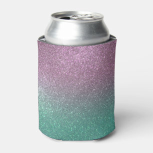 Rafraîchisseur Pour Canette Mermaid vert rose Parties scintillant étincelante 