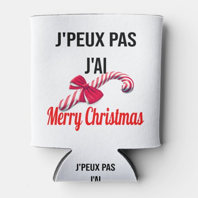 Rafraîchisseur Pour Canette Merry Christmas (Devant)