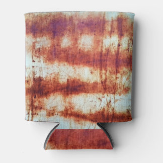 Rafraîchisseur Pour Canette métal rouillé, arrière - plan texturé.