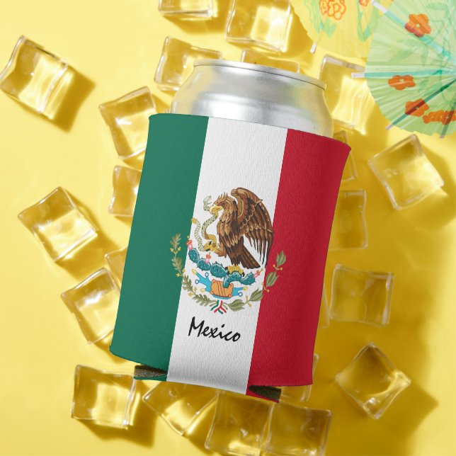 Rafraîchisseur Pour Canette Mexicaine Flag peut refroidir & Mexico party /spor (Été in situ)