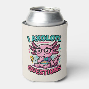 Rafraîchisseur Pour Canette Mignon Je Questions Axolotl nerd aztec avec des lu