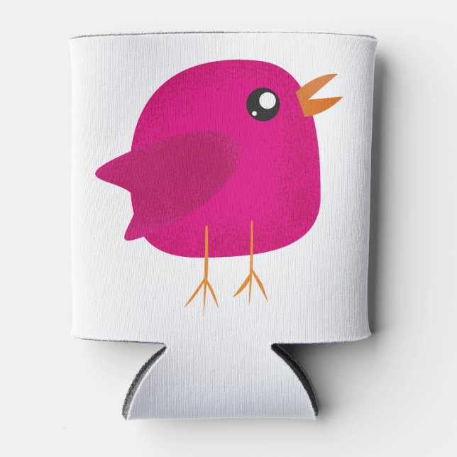 Rafraîchisseur Pour Canette Mignons oiseaux pour enfants   (Devant)