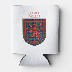 Rafraîchisseur Pour Canette Miller Tartan Scottish Plaid Lion Rampant