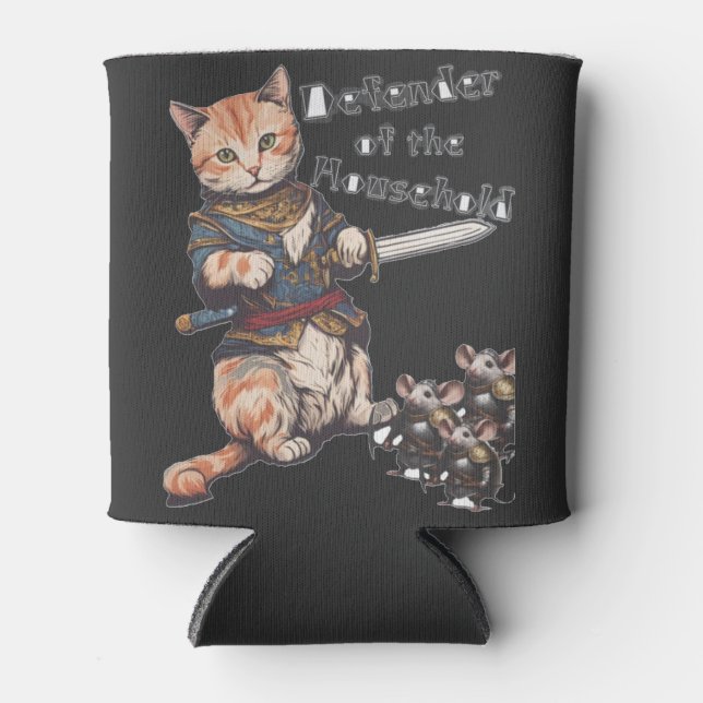 Rafraîchisseur Pour Canette MIXED MARTIAL ART | Défenseur de chats Whiskman Wa (Devant)