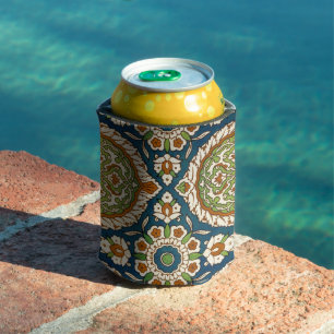 Rafraîchisseur Pour Canette Modèle décoratif Vintage arabe floral