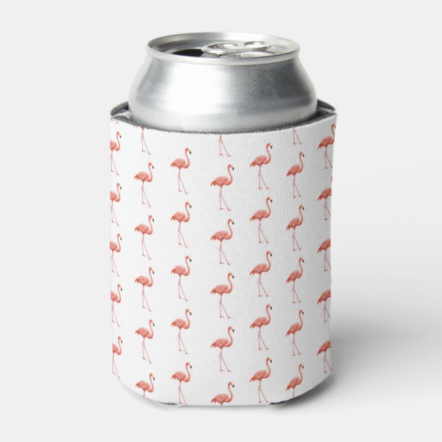 Rafraîchisseur Pour Canette Modèle Flamingo rose féminin (Can devant)