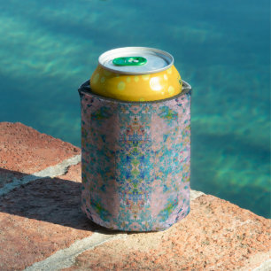 Rafraîchisseur Pour Canette Moderne Abstrait Unique De Style Sangria