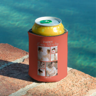 Rafraîchisseur Pour Canette Moderne Collage de photos pour verre de bière po