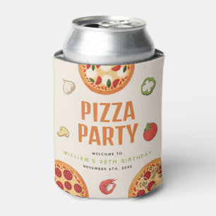 Rafraîchisseur Pour Canette Moderne & Italien Toutes Occasions Pizza Party