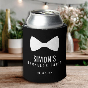 Rafraîchisseur Pour Canette Moderne minimaliste Gros Gras Black Bachelor Party