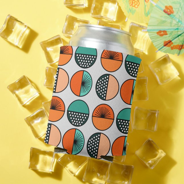 Rafraîchisseur Pour Canette Moitié du cercle moderne du milieu du siècle (Été in situ)