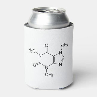 Rafraîchisseur Pour Canette Molécule de caféine Chimie Café Atomes
