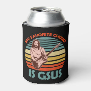 Rafraîchisseur Pour Canette Mon accord préféré est Gsus Jesus Guitarist Guitar
