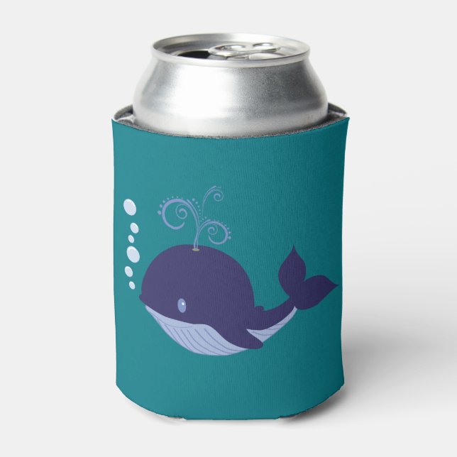 Rafraîchisseur Pour Canette Mon bébé Baleine Bleue (Can devant)