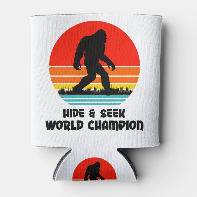 Rafraîchisseur Pour Canette Monde Big Pied Cacher et chercher (Devant)