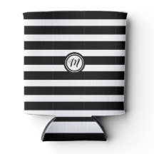 Monogramme horizontal noir et blanc