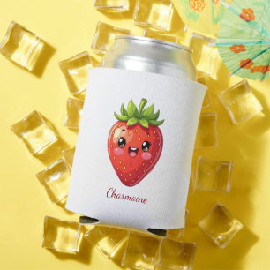 Rafraîchisseur Pour Canette Monogramme jolie fraise kawaii
