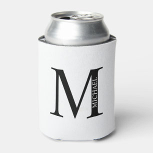 Rafraîchisseur Pour Canette Monogramme personnalisé et nom Can Cooler