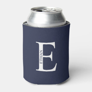 Rafraîchisseur Pour Canette Monogramme personnalisé et nom Can Cooler