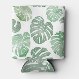 Rafraîchisseur Pour Canette Monstre aquarelle, papier peint tropical transpare