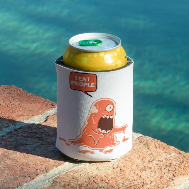 Rafraîchisseur Pour Canette monstre mange les gens (Piscine in situ)