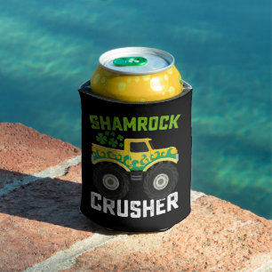 Rafraîchisseur Pour Canette Monstre Shamrock Crusher camion écraser jour de la