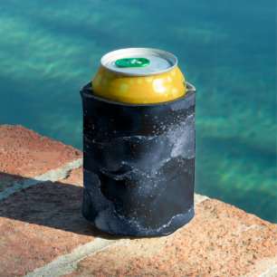 Rafraîchisseur Pour Canette Moody Agate Marine Denim Steel Blue Faux Parties