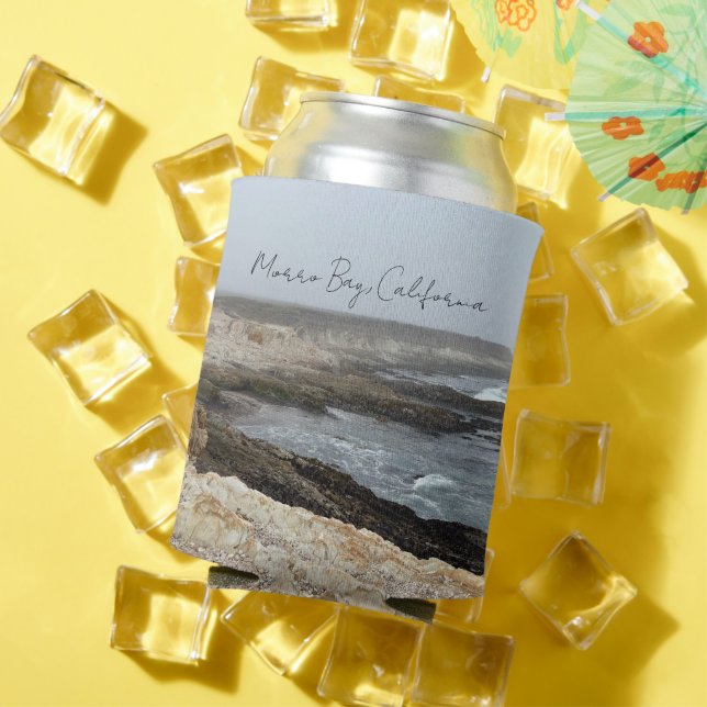 Rafraîchisseur Pour Canette Morro Bay California Ocean Cliffs Photography (Été in situ)