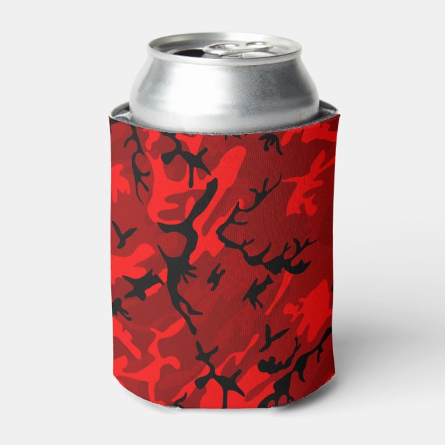 Rafraîchisseur Pour Canette Motif Camo rouge (Can devant)