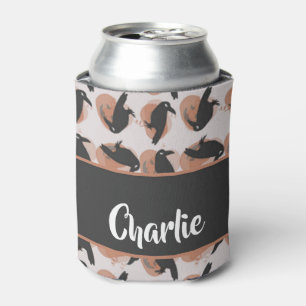 Rafraîchisseur Pour Canette Motif croisé de nom personnalisé