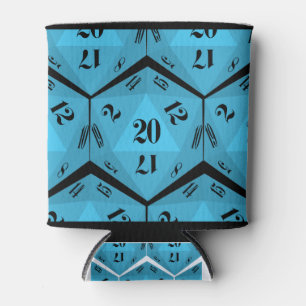 Rafraîchisseur Pour Canette Motif de Blue-20-Sided-Dice