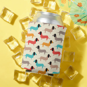 Rafraîchisseur Pour Canette Motif de chiens multicolores