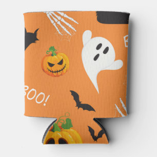 Rafraîchisseur Pour Canette Motif de Citrouille de chat Ghost Halloween