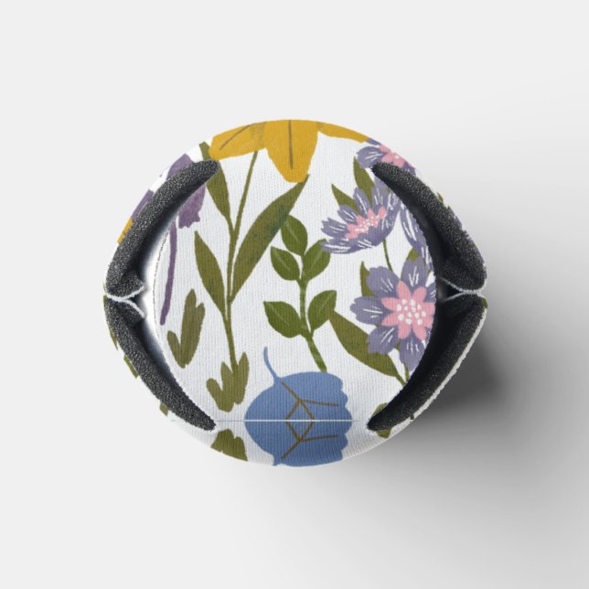 Rafraîchisseur Pour Canette motif de fleurs (Bas)